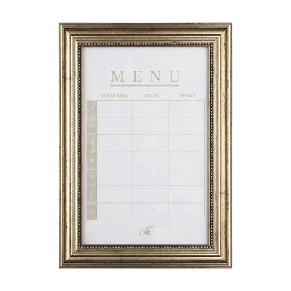 Mercana - MENU I by Mercana Studio a Hand Embellished Textured Framed Art Print Matted under Glass - 14097 view 1