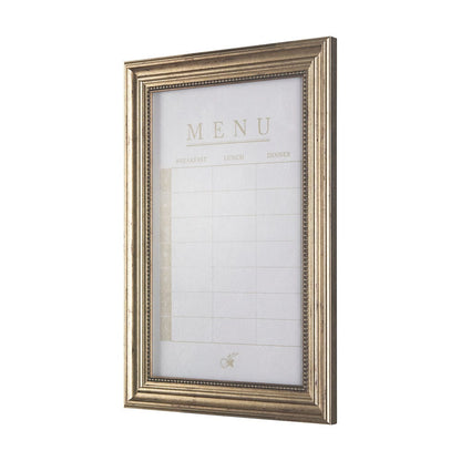 Mercana - MENU I by Mercana Studio a Hand Embellished Textured Framed Art Print Matted under Glass - 14097 view 2