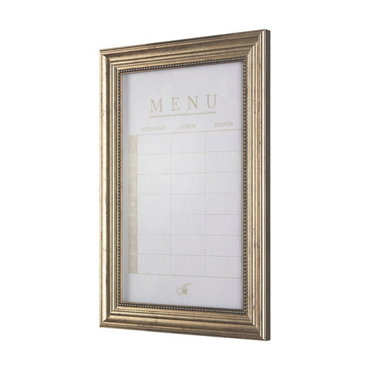 Mercana - MENU I by Mercana Studio a Hand Embellished Textured Framed Art Print Matted under Glass - 14097 view 2