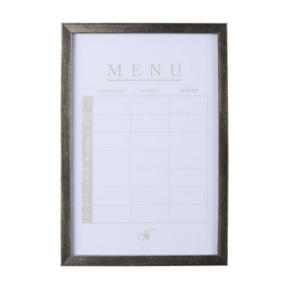 Mercana - MENU I by Mercana Studio a Hand Embellished Textured Framed Art Print Matted under Glass - 14390 view 1