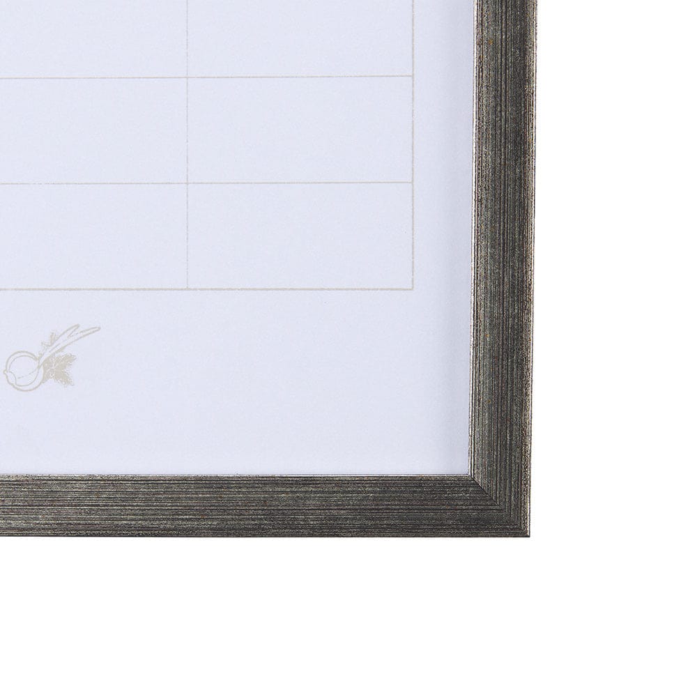 Mercana - MENU I by Mercana Studio a Hand Embellished Textured Framed Art Print Matted under Glass - 14390 view 3