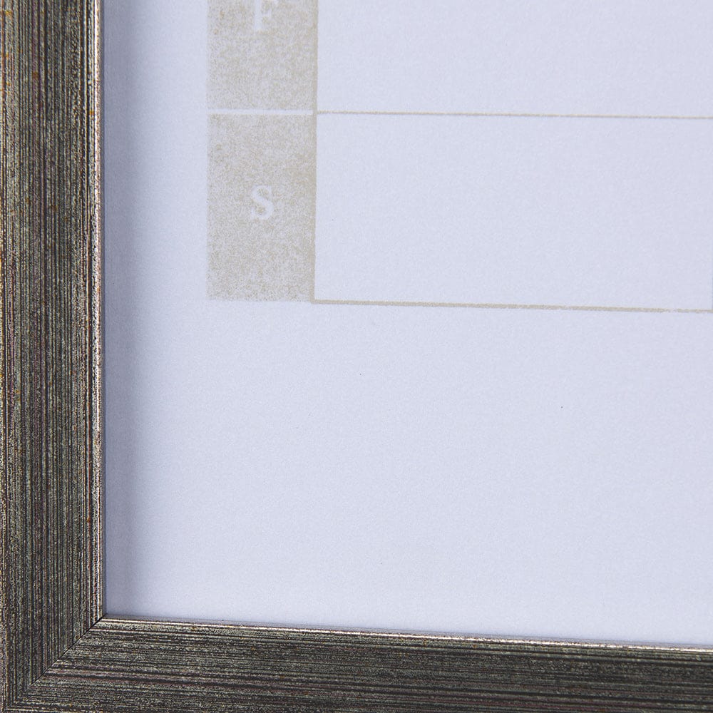 Mercana - MENU I by Mercana Studio a Hand Embellished Textured Framed Art Print Matted under Glass - 14390 view 5