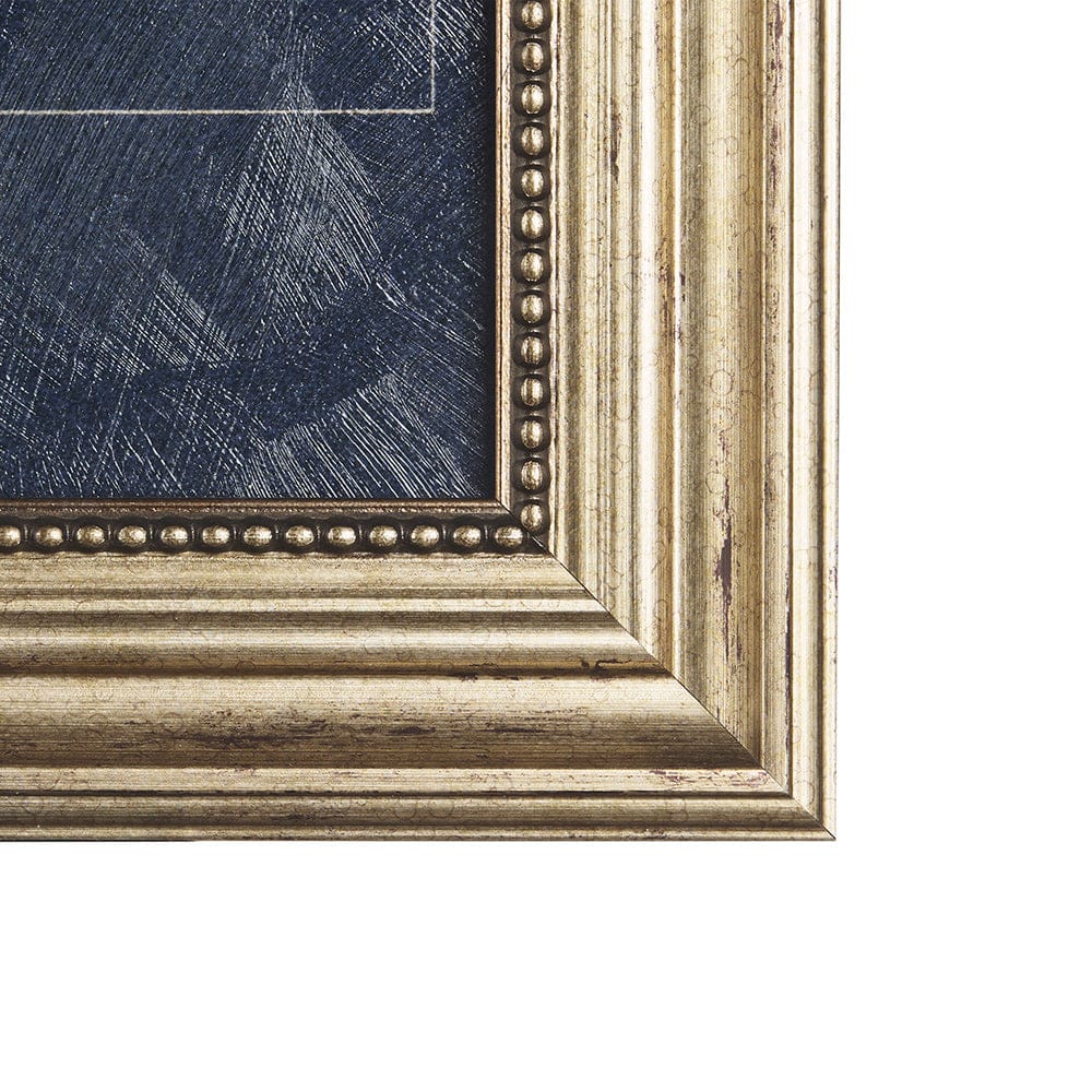 Mercana - MENU II by Mercana Studio a Hand Embellished Textured Framed Art Print Matted under Glass - 14098 view 3
