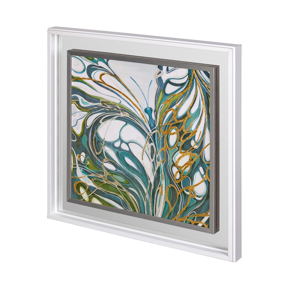 Mercana - Metamorhosis I by Liz Jardine a Hand Embellished Textured Framed Art Print - 12364 view 1