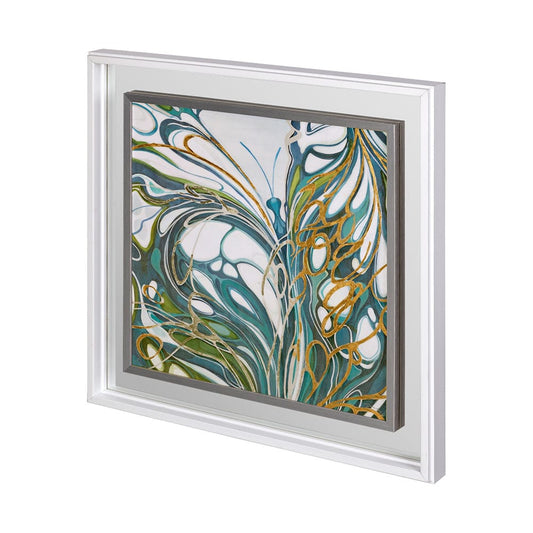 Mercana - Metamorhosis I by Liz Jardine a Hand Embellished Textured Framed Art Print - 12364 view 1