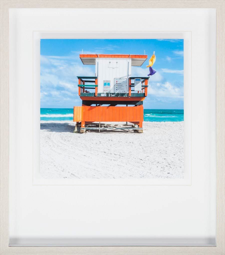 Mercana - Miami Beach I by Richard Silver a Framed Art Print Matted under Glass - 10020 view 2