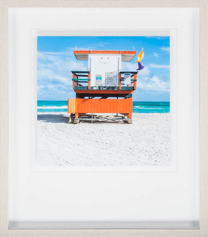 Mercana - Miami Beach I by Richard Silver a Framed Art Print Matted under Glass - 10020 view 2