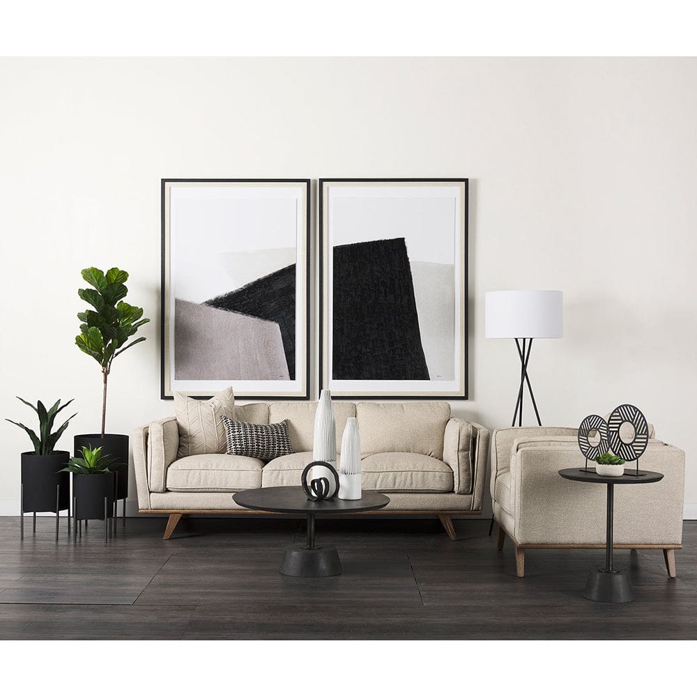 Mercana - Micra 11.0L x 3.0W x 13.4H Matte Black Metal Decorative Object on a Stand - 69494 view 8