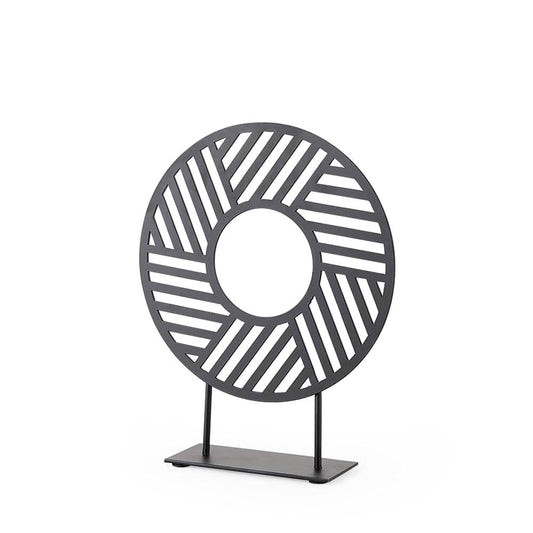 Mercana - Micra 9.1L x 2.6W x 10.9H Matte Black Metal Decorative Object on a Stand - 69493 view 1