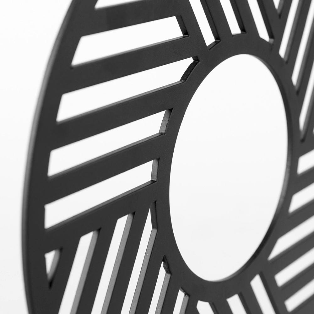 Mercana - Micra 9.1L x 2.6W x 10.9H Matte Black Metal Decorative Object on a Stand - 69493 view 6