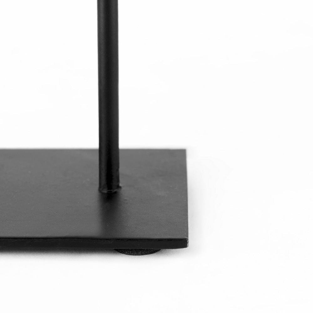 Mercana - Micra 9.1L x 2.6W x 10.9H Matte Black Metal Decorative Object on a Stand - 69493 view 7