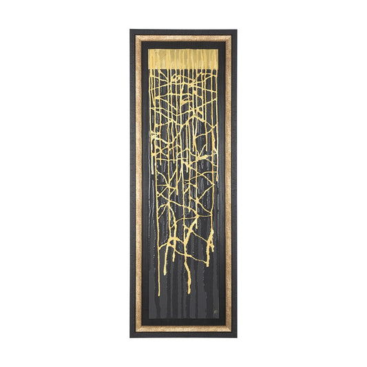 Mercana - Midas Touch I by Barbara Fleming a Hand Embelished Textured Framed Art Print Matted under Glass - 12975 view 1