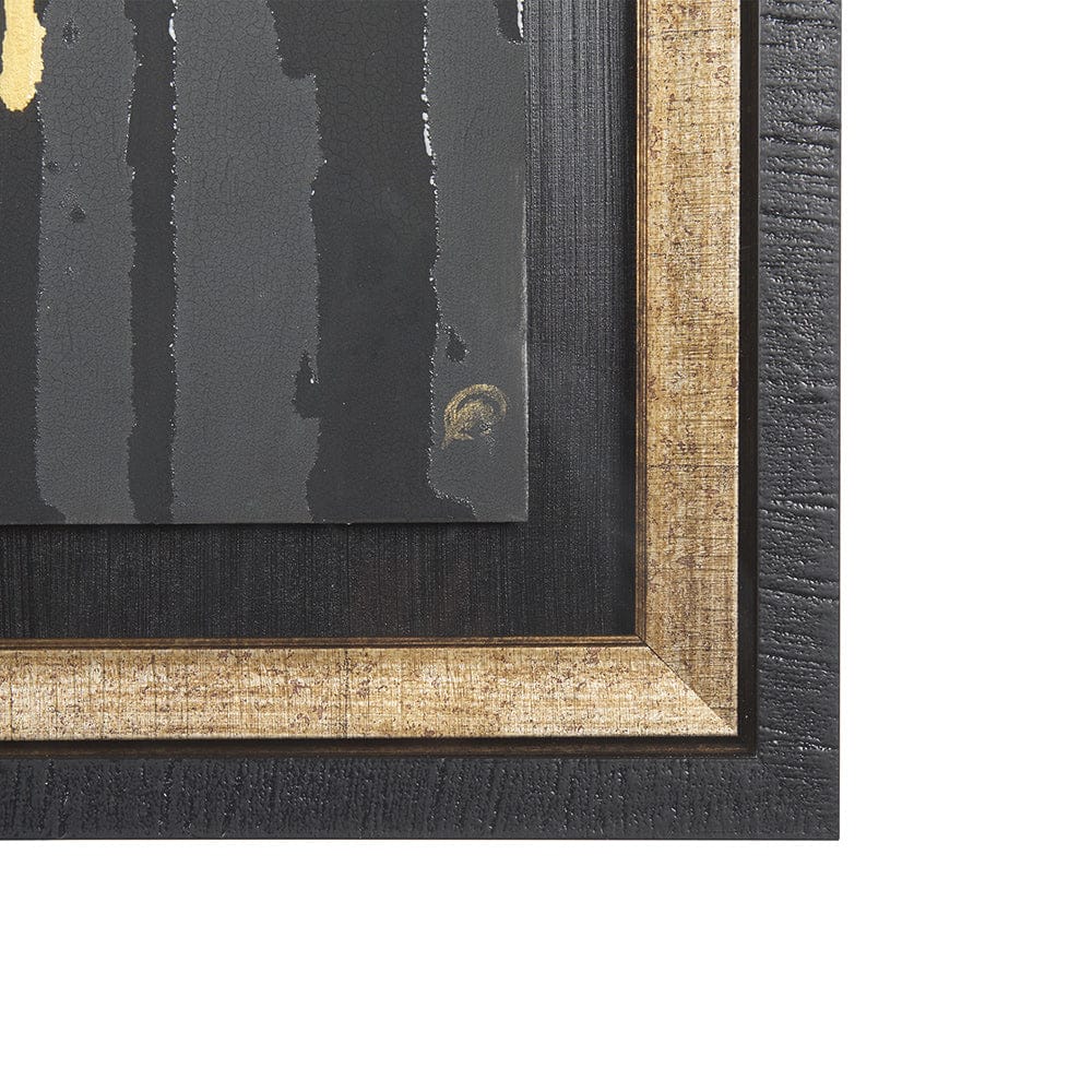 Mercana - Midas Touch I by Barbara Fleming a Hand Embelished Textured Framed Art Print Matted under Glass - 12975 view 3