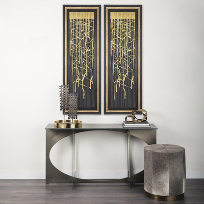 Mercana - Midas Touch I by Barbara Fleming a Hand Embelished Textured Framed Art Print Matted under Glass - 12975 view 8