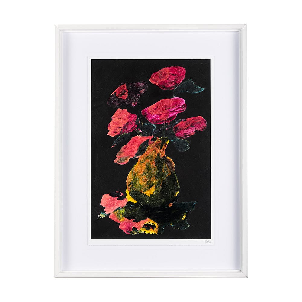 Mercana - Midnight Flower I by Mercana Studio a Framed Art Print Matted under Glass - 14557 view 1