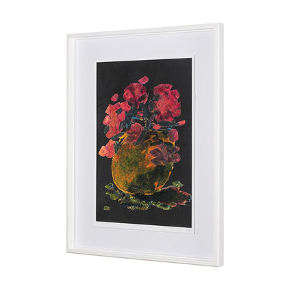 Mercana - Midnight Flower I by Mercana Studio a Framed Art Print Matted under Glass - 14558 view 2