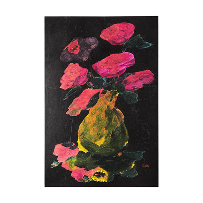 Mercana - Midnight Flower I by Mercana Studio a Hand Embellished Textured Canvas - 102383-L view 1