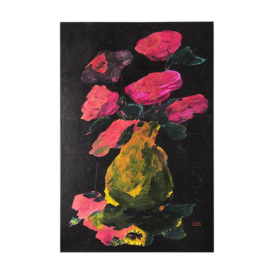 Mercana - Midnight Flower I by Mercana Studio a Hand Embellished Textured Canvas - 102383-L view 1