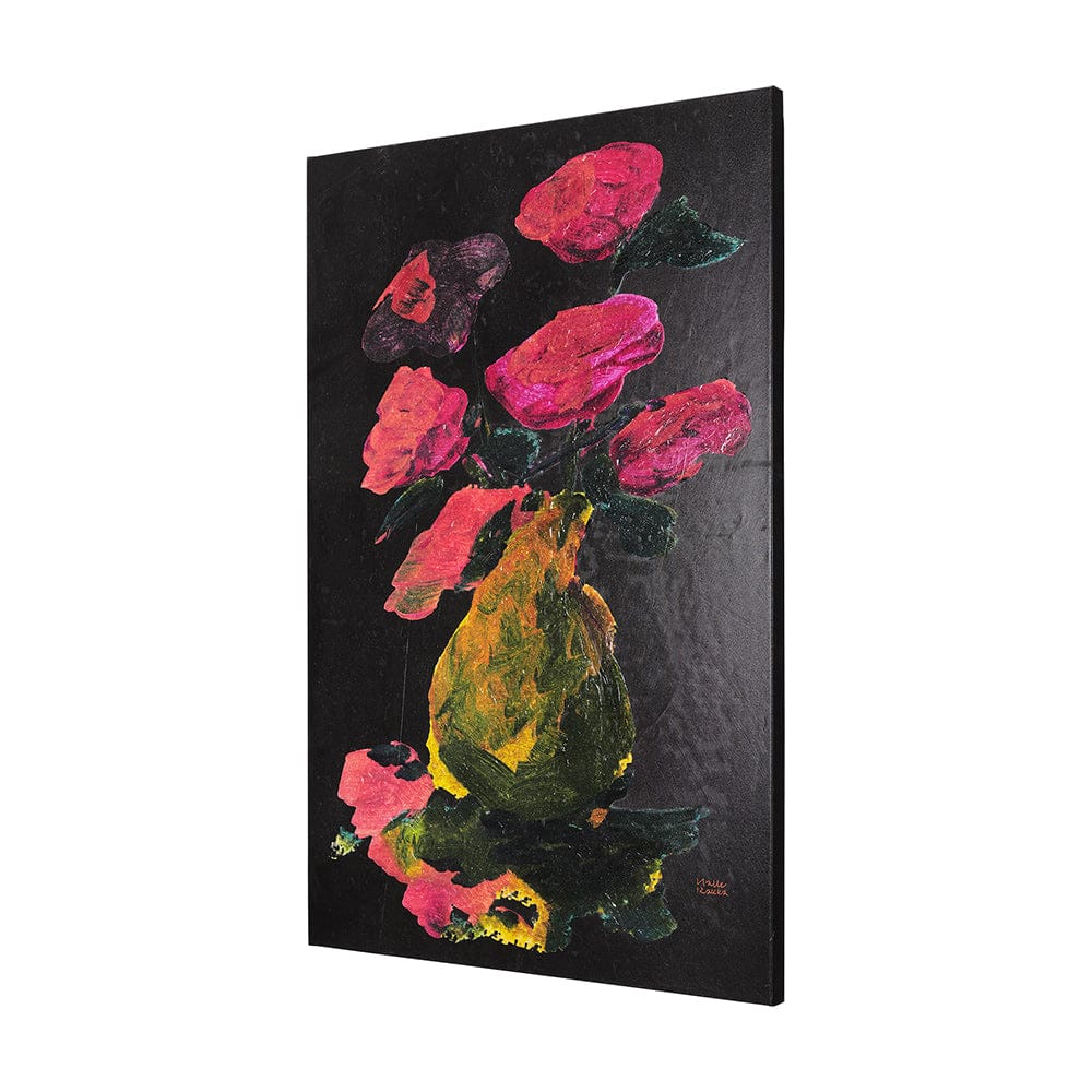 Mercana - Midnight Flower I by Mercana Studio a Hand Embellished Textured Canvas - 102383-S view 2