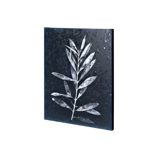 Mercana - Midnight Leaves I by Megan Meagher a Hand Embellished Textured Canvas - 101067-S view 1