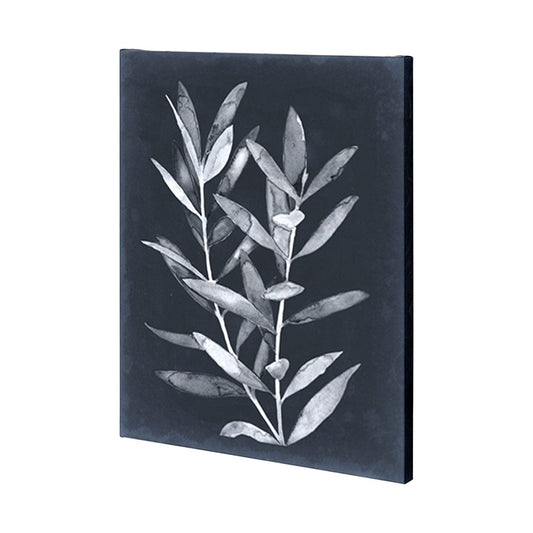 Mercana - Midnight Leaves II by Megan Meagher a Hand Embellished Textured Canvas - 101068-L view 1
