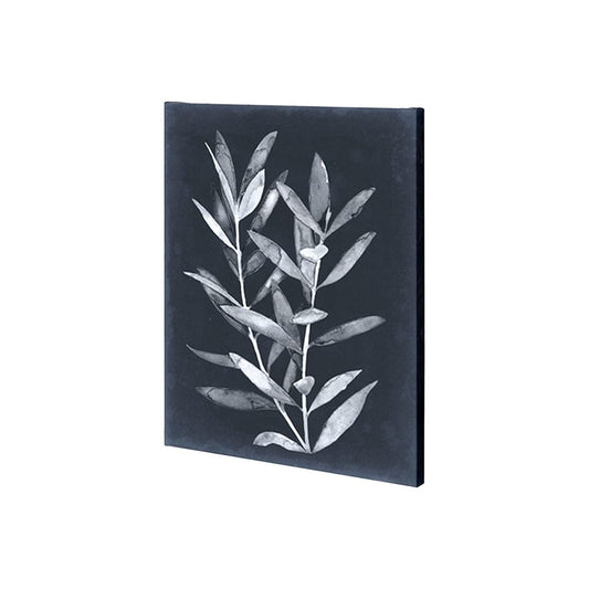 Mercana - Midnight Leaves II by Megan Meagher a Hand Embellished Textured Canvas - 101068-S view 1