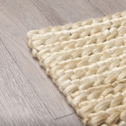 Mercana - Milo 9 x 12 Camel Color Woven Hemp Area Rug - 69767_CLOSEOUT view 5