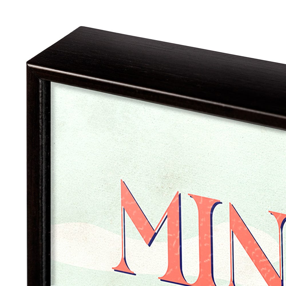 Mercana - Minnesota Go USA SM by Mercana Studio a Hand Embellished Decograph Framed Art Print - 14005 view 4