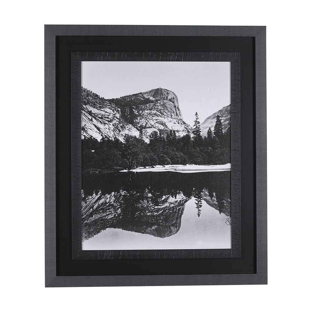 Mercana - Mirror Lake by Carleton E Watkins a Hand Embellished Textured Framed Art Print - 15291 view 1