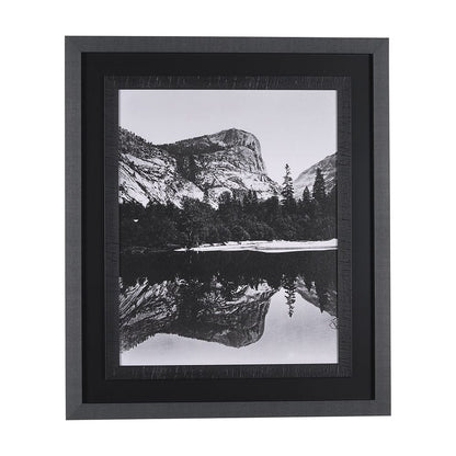 Mercana - Mirror Lake by Carleton E Watkins a Hand Embellished Textured Framed Art Print - 15291 view 1