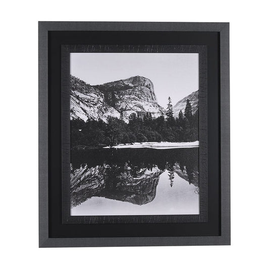 Mercana - Mirror Lake by Carleton E Watkins a Hand Embellished Textured Framed Art Print - 15291 view 1