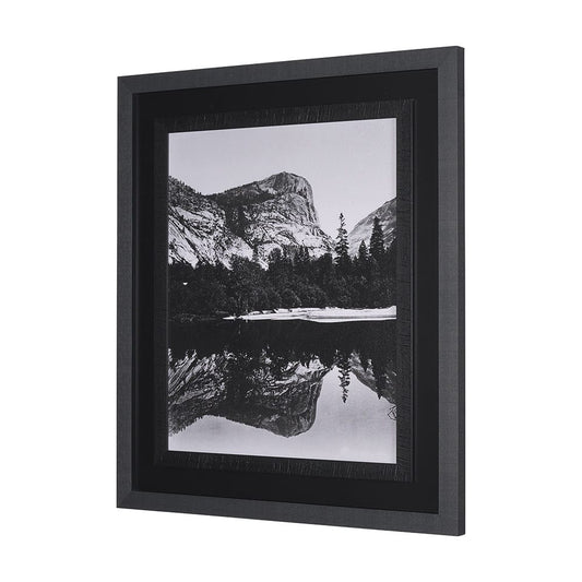 Mercana - Mirror Lake by Carleton E Watkins a Hand Embellished Textured Framed Art Print - 15291 view 2