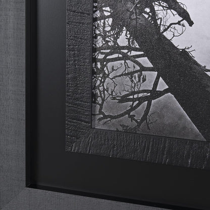 Mercana - Mirror Lake by Carleton E Watkins a Hand Embellished Textured Framed Art Print - 15291 view 5