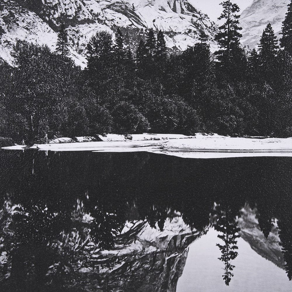 Mercana - Mirror Lake by Carleton E Watkins a Hand Embellished Textured Framed Art Print - 15291 view 6