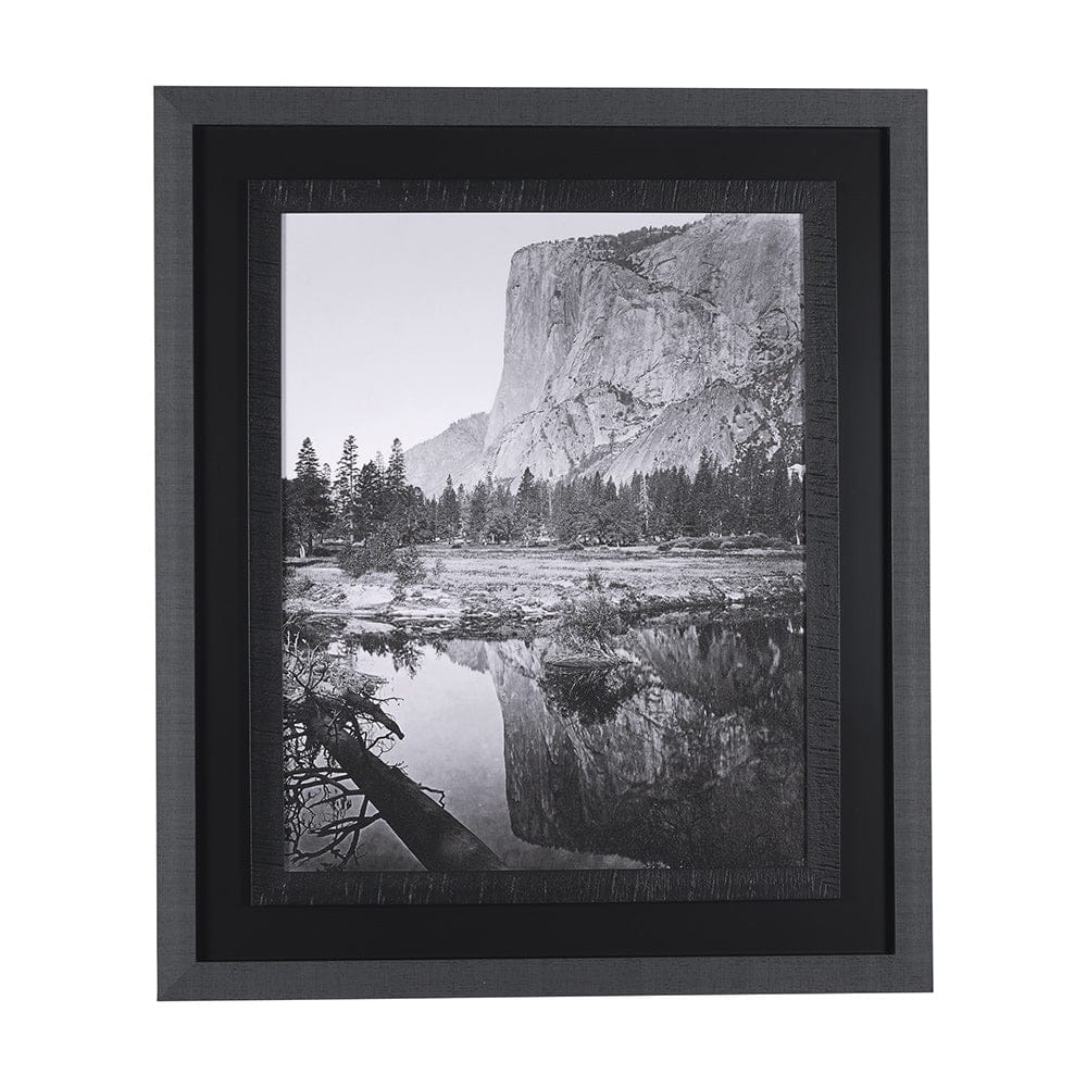 Mercana - Mirror View by Carleton E Watkins a Hand Embellished Textured Framed Art Print - 15292 view 1