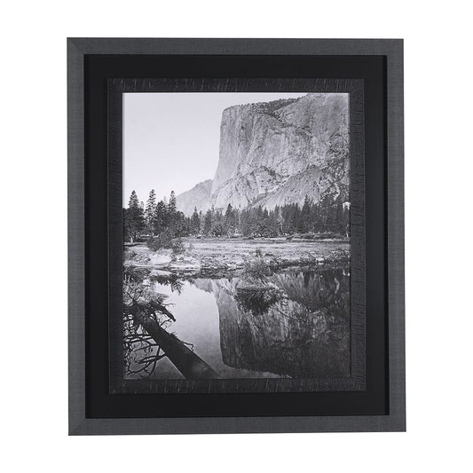 Mercana - Mirror View by Carleton E Watkins a Hand Embellished Textured Framed Art Print - 15292 view 1