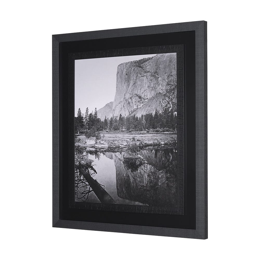 Mercana - Mirror View by Carleton E Watkins a Hand Embellished Textured Framed Art Print - 15292 view 2