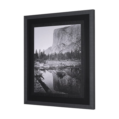 Mercana - Mirror View by Carleton E Watkins a Hand Embellished Textured Framed Art Print - 15292 view 2