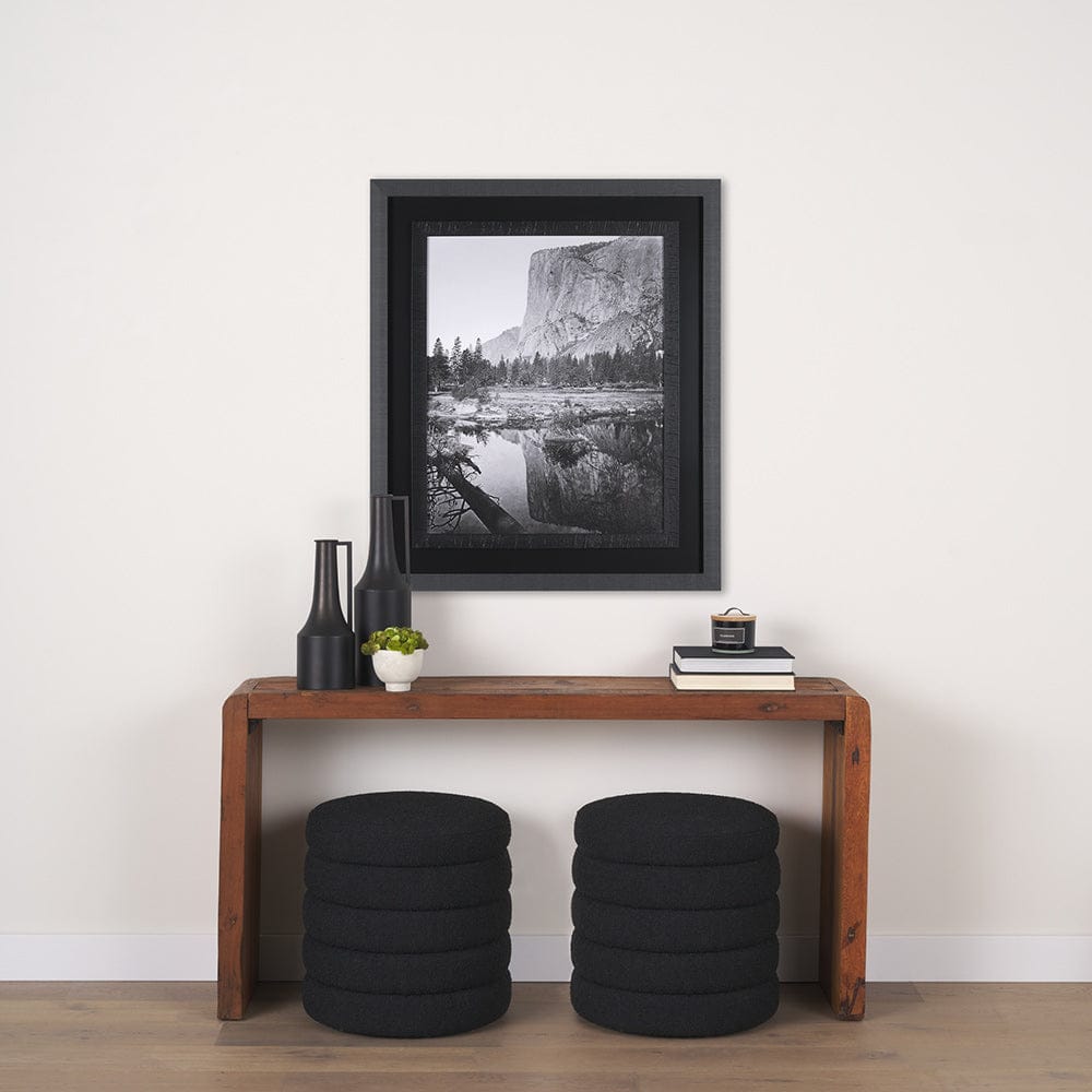 Mercana - Mirror View by Carleton E Watkins a Hand Embellished Textured Framed Art Print - 15292 view 8