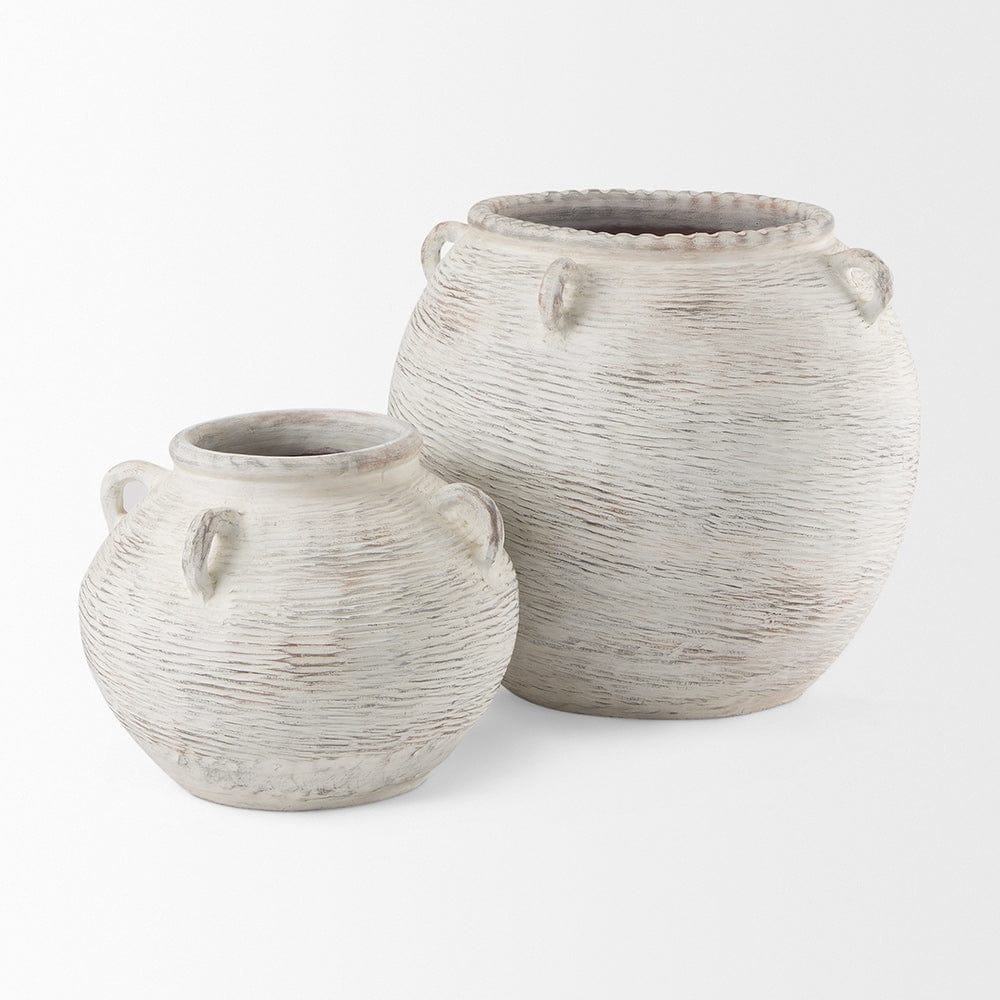 Mercana - Misha 19.7L x 19.7W x 16.1H Ceramic Floor Vase - 69799 view 9