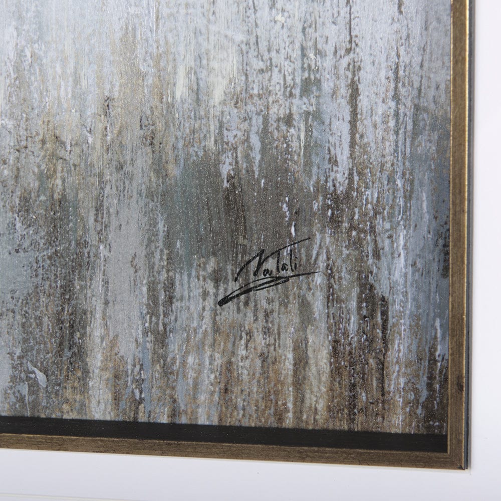 Mercana - Misty Day I by Mercana Studio a Hand Embellished Textured Framed Art Print Matted under Glass - 14881 view 6
