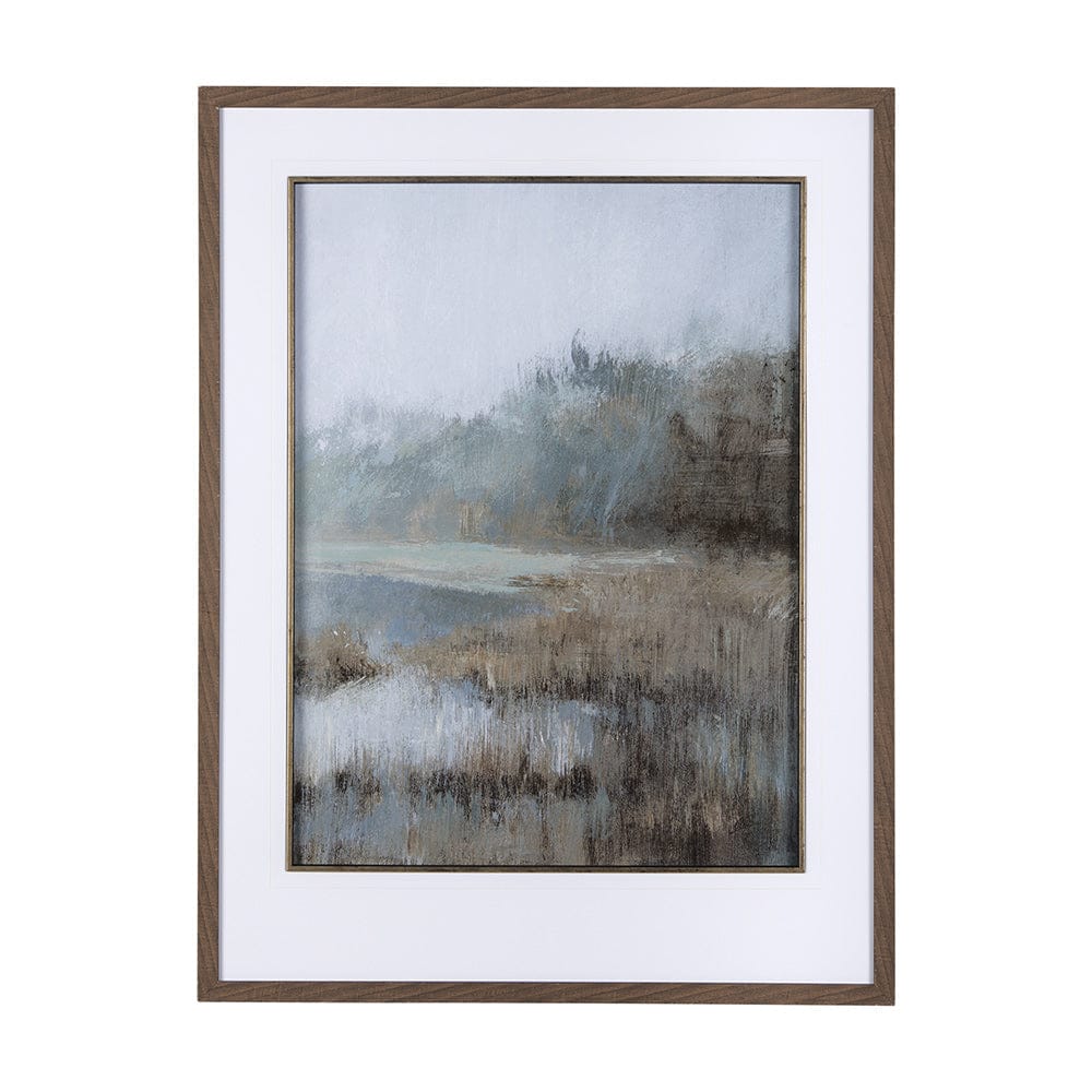 Mercana - Misty day II by Mercana Studio a Hand Embellished Textured Framed Art Print Matted under Glass - 14882 view 1