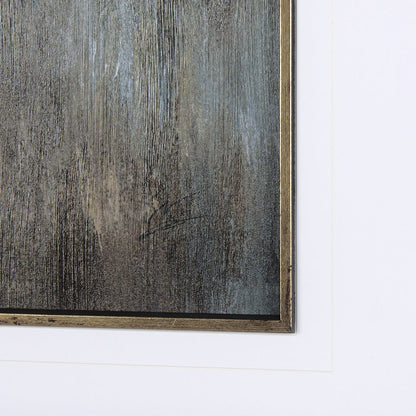 Mercana - Misty day II by Mercana Studio a Hand Embellished Textured Framed Art Print Matted under Glass - 14882 view 6