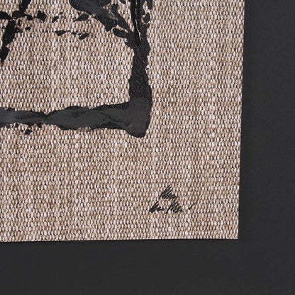 Mercana - Modern Work 1 by Mercana Studio a Hand Embellished Textured Framed Art Print Matted under Glass - 15390 view 6