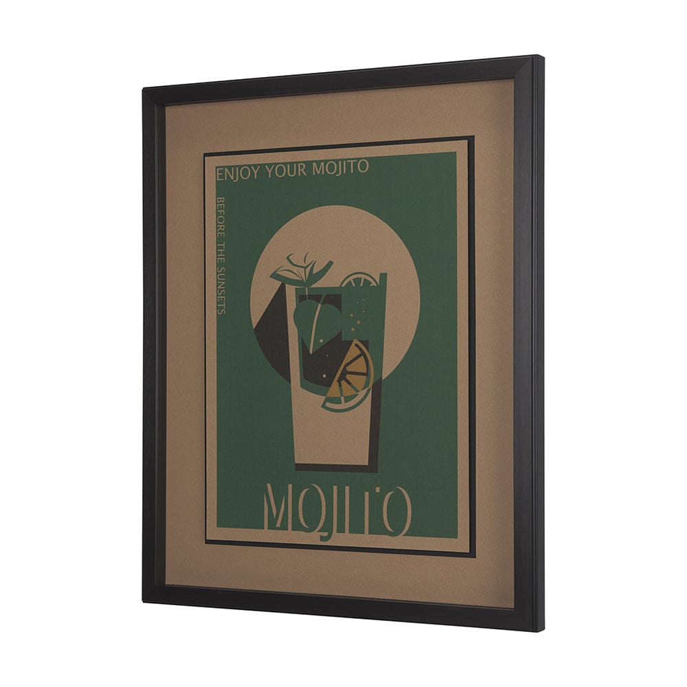 Mercana - Mojito by Simeng a Framed Art Print Matted under Glass - 14189 view 2