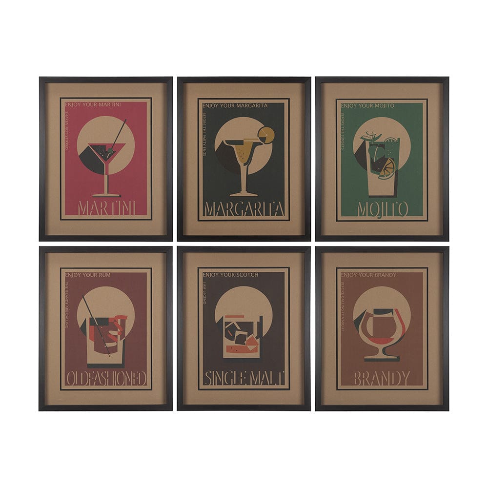 Mercana - Mojito by Simeng a Framed Art Print Matted under Glass - 14189 view 8