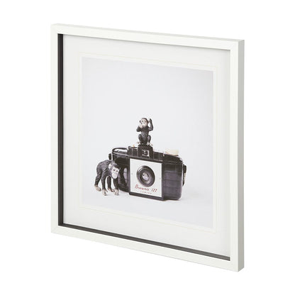 Mercana - Monkeys & Vintage Camera by Susannah Tucker Photography a Framed Art Print Matted under Glass - 12081 view 2