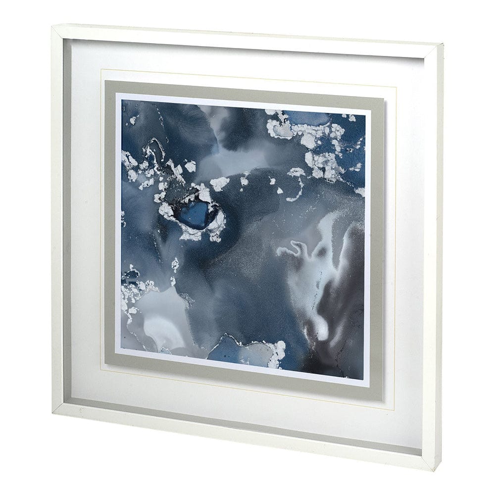Mercana - Monsoon I by Mercana Studio a Hand Embellished Textured Framed Art Print Matted under Glass - 11925 view 1