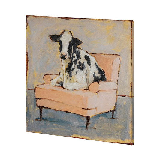 Mercana - Moo-ving II by Ethan Harper a Hand Embellished Textured Canvas - 101847-L view 2