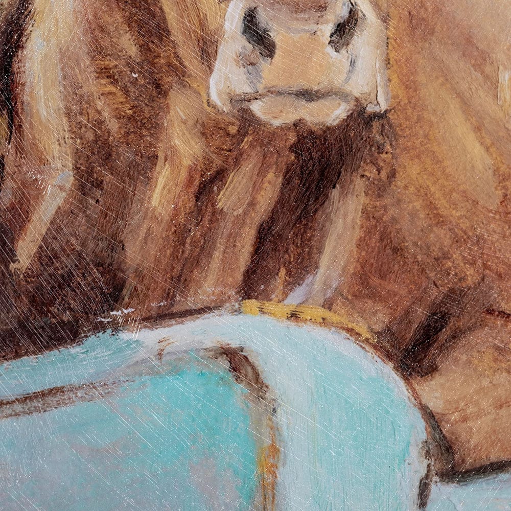 Mercana - Moo-ving In IV by Ethan Harper a Hand Embellished Textured Framed Art Print Matted under Glass - 13501 view 6
